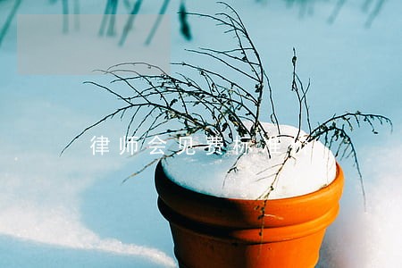 律师会见费标准价 律师会见费标准价