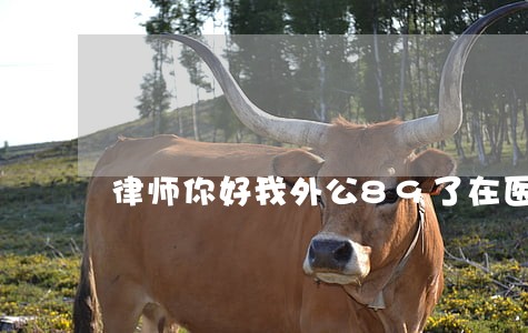 律师你好我外公89了在医院治疗 律师你好我外公89了在医院治疗
