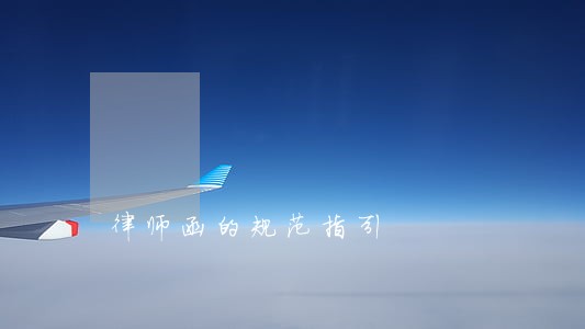 律师函的规范指引 律师函的规范指引