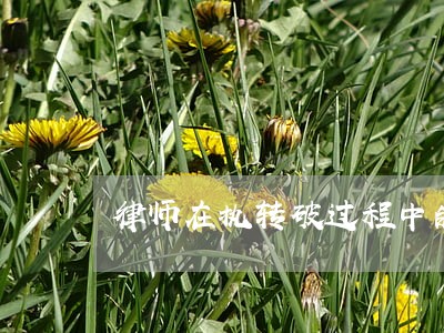 律师在执转破过程中的工作 律师在执转破过程中的工作