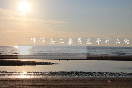 律师女工委员是干什么的 律师女工委员是干什么的