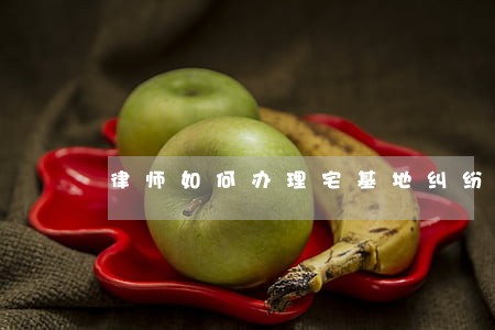 律师如何办理宅基地纠纷 律师如何办理宅基地纠纷