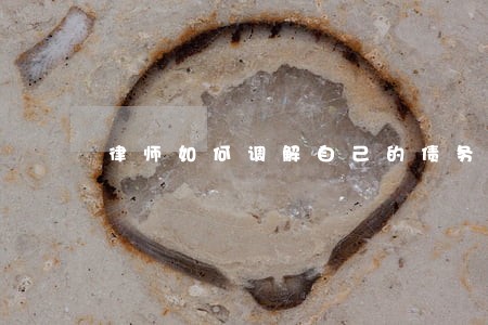律师如何调解自己的债务违约 律师如何调解自己的债务违约