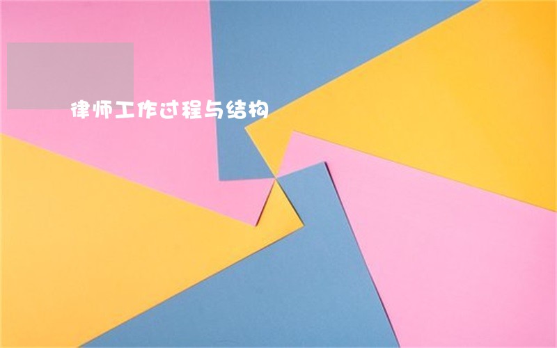 律师工作过程与结构 律师工作过程与结构