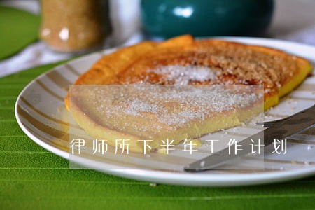 律师所下半年工作计划 律师所下半年工作计划