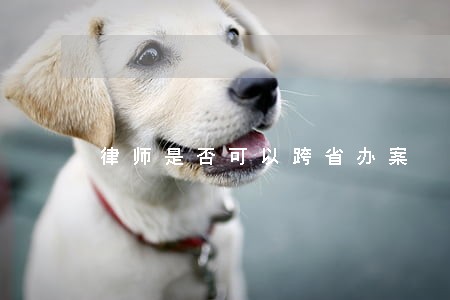 律师是否可以跨省办案 律师是否可以跨省办案