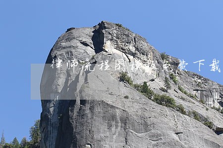 律师流程图模板免费下载 律师流程图模板免费下载