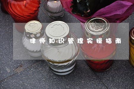 律师知识管理实操指南 律师知识管理实操指南
