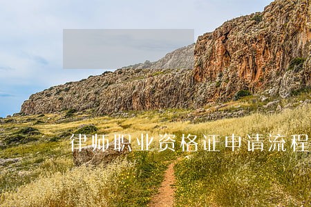律师职业资格证申请流程 律师职业资格证申请流程