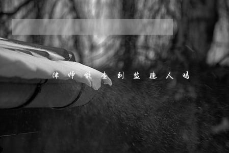 律师能查到监听人吗 律师能查到监听人吗