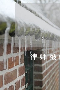 律师被嘲讽 律师被嘲讽