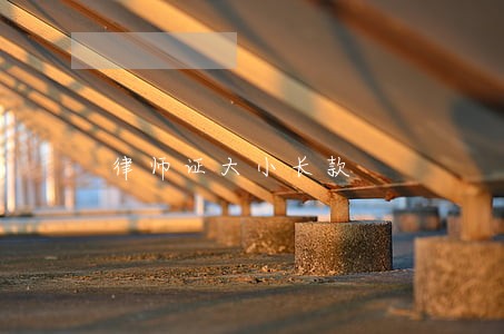 律师证大小长款 律师证大小长款