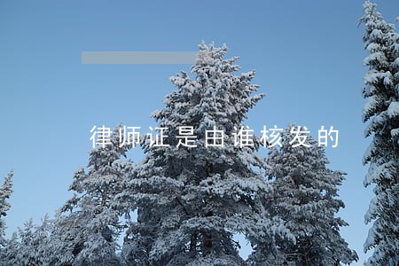 律师证是由谁核发的 律师证是由谁核发的