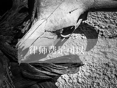 律师费是可以 律师费是可以