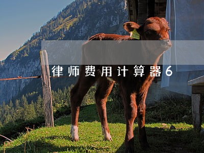 律师费用计算器6 律师费用计算器6