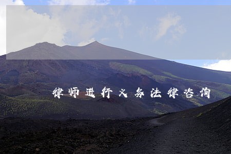 律师进行义务法律咨询 律师进行义务法律咨询