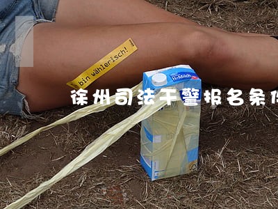 徐州司法干警报名条件