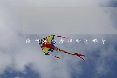徐州市债务律师选哪个 徐州市债务律师选哪个