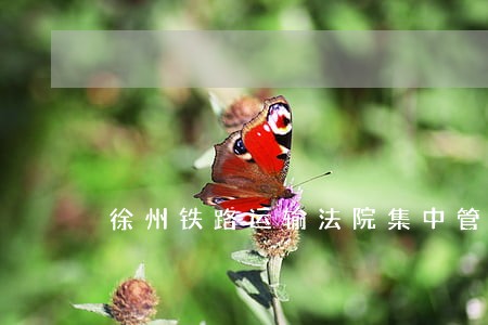 徐州铁路运输法院集中管辖