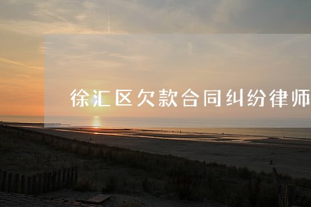 徐汇区欠款合同纠纷律师免费咨询 徐汇区欠款合同纠纷律师免费咨询