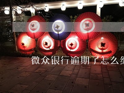 微众银行逾期了怎么继续还 微众银行逾期了怎么继续还