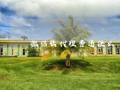 微信收代理费违法么 微信收代理费违法么