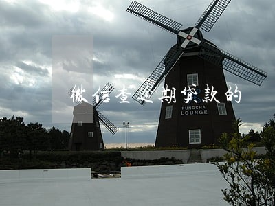 微信查逾期贷款的