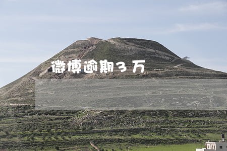 微博逾期3万 微博逾期3万