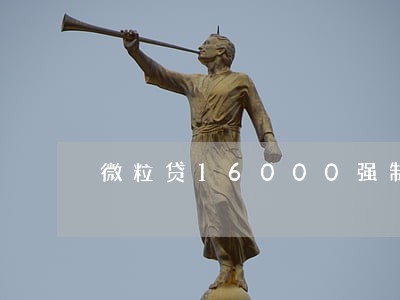 微粒贷16000强制逾期怎么办 微粒贷16000强制逾期怎么办