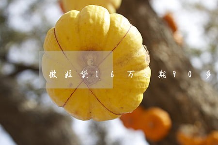 微粒贷16万逾期90多天 微粒贷16万逾期90多天