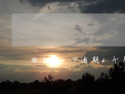微粒贷4万逾期6个月罚息多少