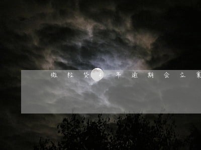 微粒贷4年逾期会立案吗 微粒贷4年逾期会立案吗