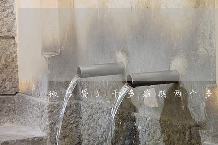 微粒贷5千多逾期两个多月 微粒贷5千多逾期两个多月