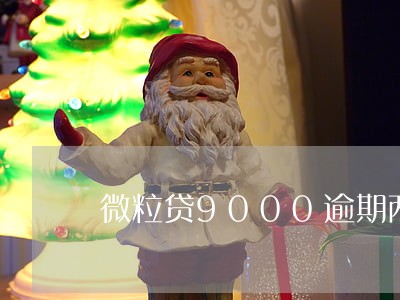 微粒贷9000逾期两个月 微粒贷9000逾期两个月