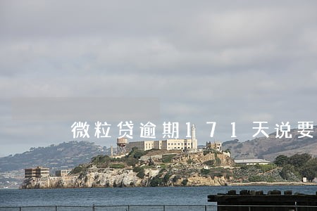 微粒贷逾期171天说要上门 微粒贷逾期171天说要上门