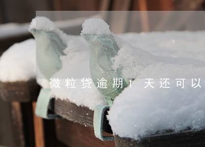 微粒贷逾期1天还可以继续借款 微粒贷逾期1天还可以继续借款