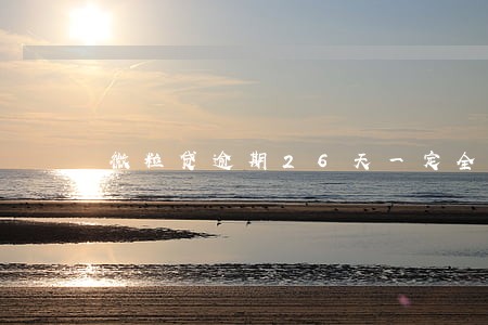 微粒贷逾期26天一定全部还 微粒贷逾期26天一定全部还