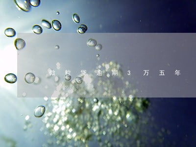 微粒贷逾期3万五年