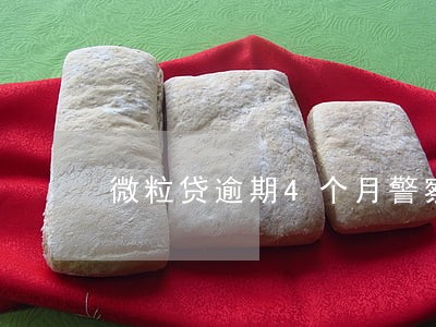 微粒贷逾期4个月警察报案 微粒贷逾期4个月警察报案