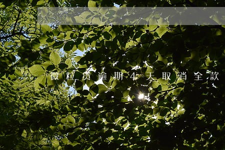 微粒贷逾期4天取消全款取证 微粒贷逾期4天取消全款取证