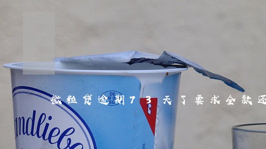 微粒贷逾期73天了要求全款还完 微粒贷逾期73天了要求全款还完
