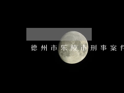 德州市乐陵市刑事案件律师 德州市乐陵市刑事案件律师