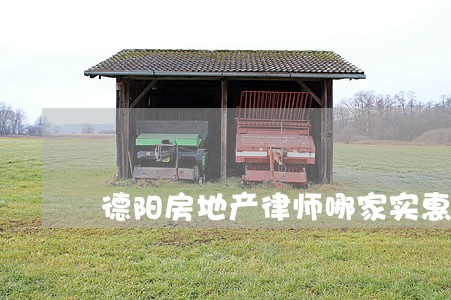 德阳房地产律师哪家实惠 德阳房地产律师哪家实惠
