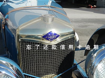 忘了还款信用卡逾期1天 忘了还款信用卡逾期1天