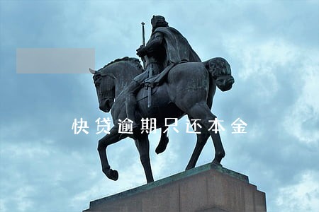 快贷逾期只还本金 快贷逾期只还本金
