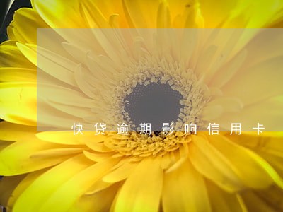 快贷逾期影响信用卡 快贷逾期影响信用卡