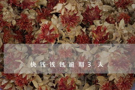 快钱钱包逾期3天