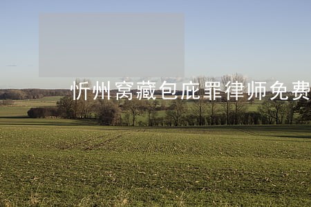 忻州窝藏包庇罪律师免费在线咨询 忻州窝藏包庇罪律师免费在线咨询