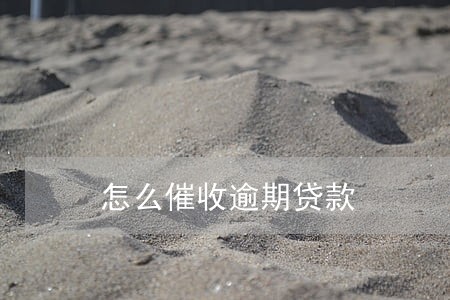 怎么催收逾期贷款