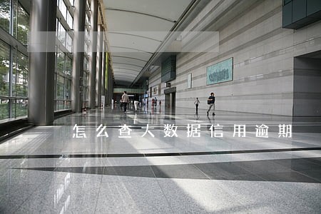 怎么查大数据信用逾期 怎么查大数据信用逾期